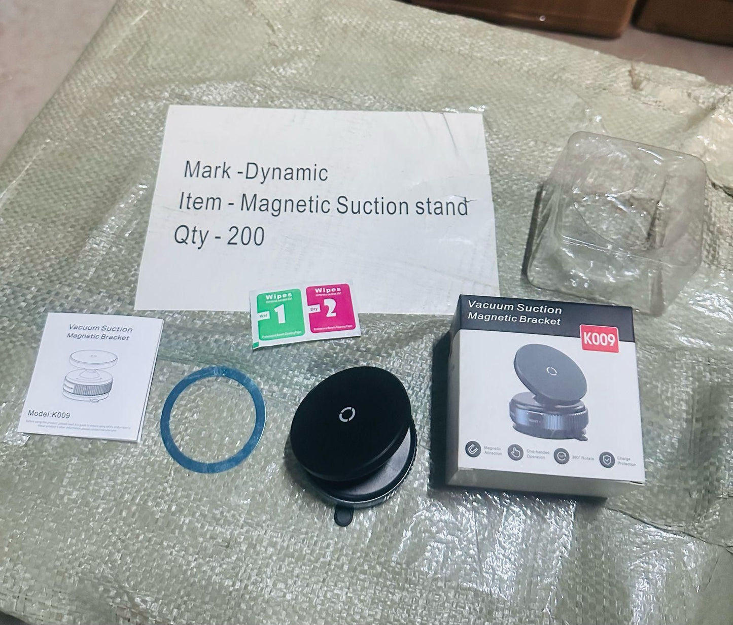 STARQ 360° Vaccum Magnetic Phones Holder, Magnetic Car Phone Mount, Hands-Free Suction Cup Phones Holder for