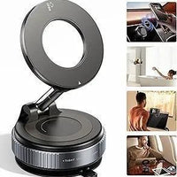 STARQ 360° Vaccum Magnetic Phones Holder, Magnetic Car Phone Mount, Hands-Free Suction Cup Phones Holder for